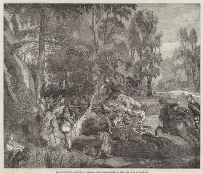La caza del jabalí de Peter Paul Rubens